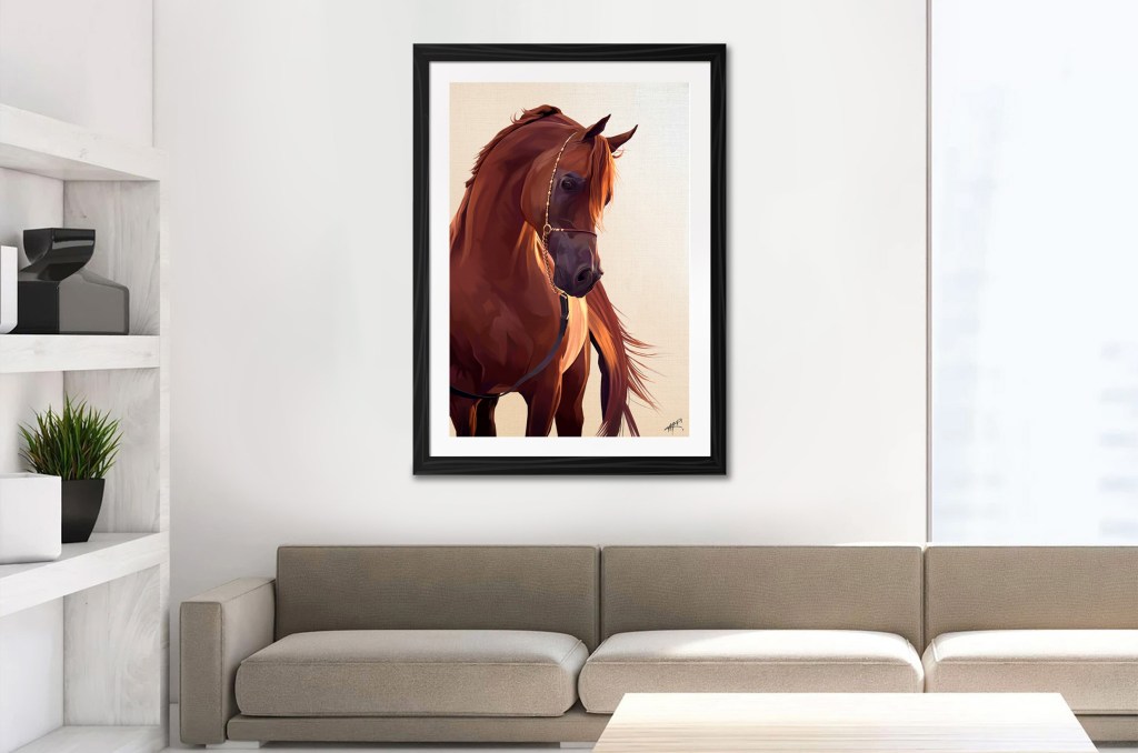 Cheval Digital Painting